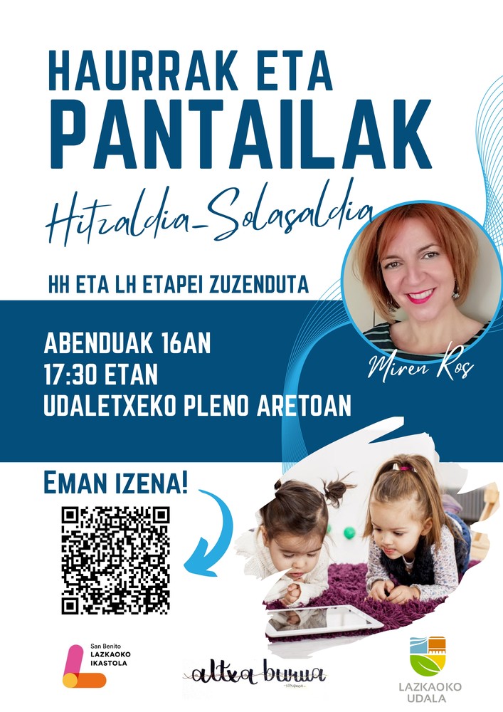 Haurrak eta pantailak kartela page 0001