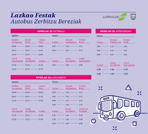 autobus zerbitzu berria