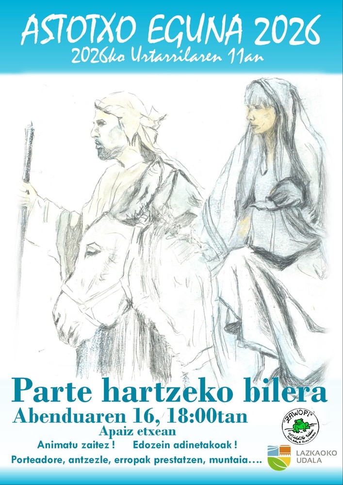 Astotxo Eguna 2026 parte hartzeko bilera