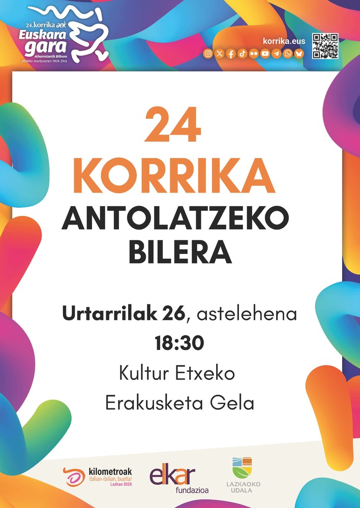 KORRIKA 2026 bilera