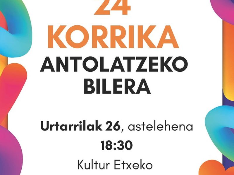 Reunión abierta el próximo lunes, 26 de enero, para organizar la llegada de la Korrika a Lazkao