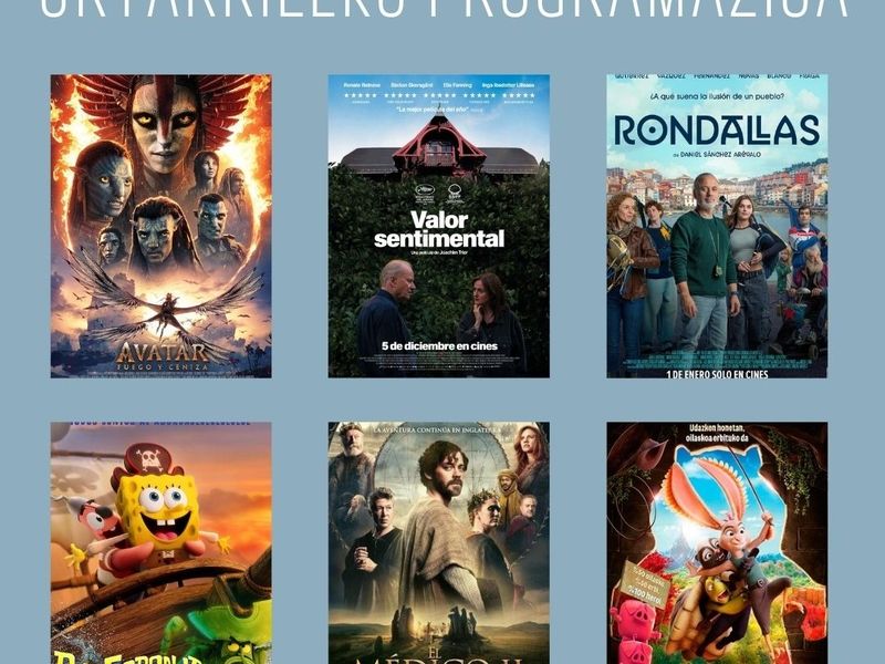 Lazkaok urtarrileko zinema-egitarauarekin jarraitzen du, Avatar filmak harrera ona izan ondoren, adin guztientzako proposamen berriak eta opera baten pantaila handiko proiekzioa barne Lazkaok urtarrileko zinema-egitarauarekin jarraitzen du, Avatar filmak harrera ona izan ondoren, adin guztientzako proposamen berriak eta opera baten pantaila handiko proiekzioa barne