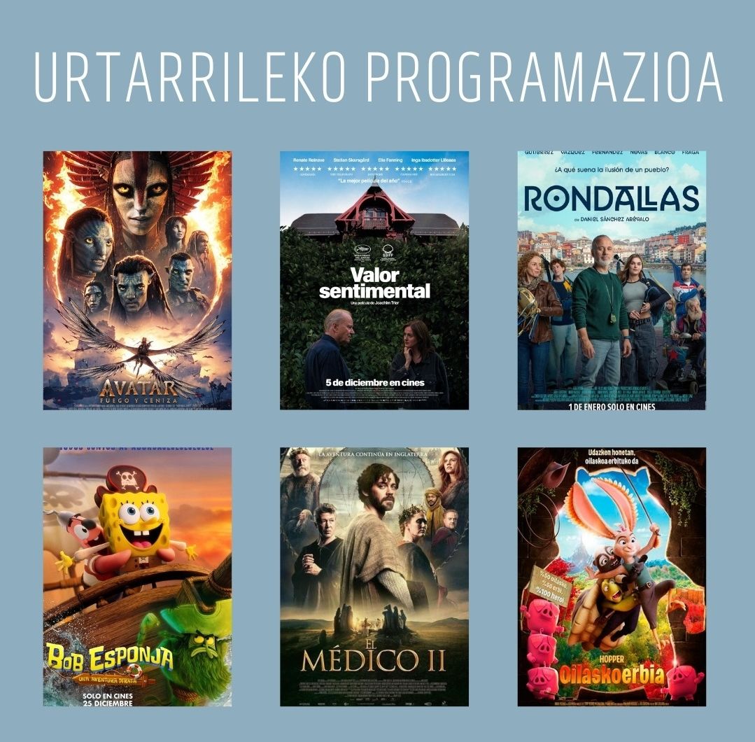 zinema egitaraua urtarrila