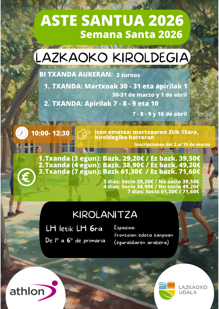 Lazkao kirol anitza 2026