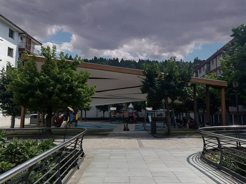 Aresoko parkearen egitura eta estalkia maiatzean jarriko dira