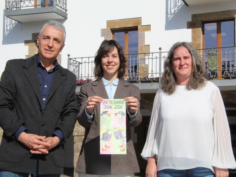 La imagen de Lexuri Vázquez será el cartel de las fiestas de San Prudencio 2026