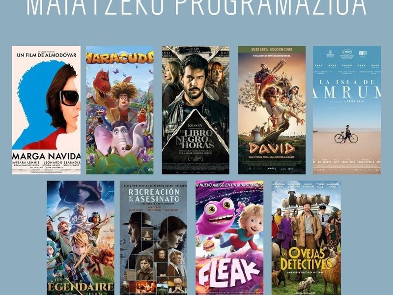 Lazkaok maiatzean zinema-programazio anitza eskainiko du, publiko guztientzako proiekzioekin eta opera-balleta pantaila handian barne 